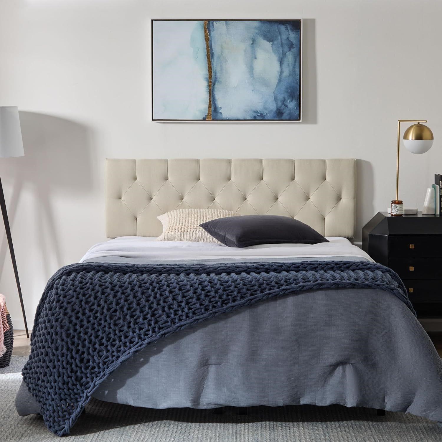 KING LUCID Mid-Rise Headboard - Diamond Tufted