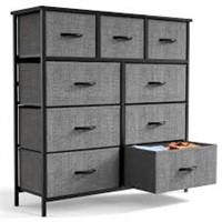 Fabric Storage Dresser With 9 Drawers, Steel Frame