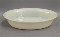 Vintage McKee French Ivory Oval Baking Dish