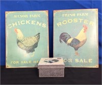 Farmhouse Chic Chicken Decor