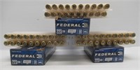 (60)Rounds of Federal 223 Rem 50 grain JHP