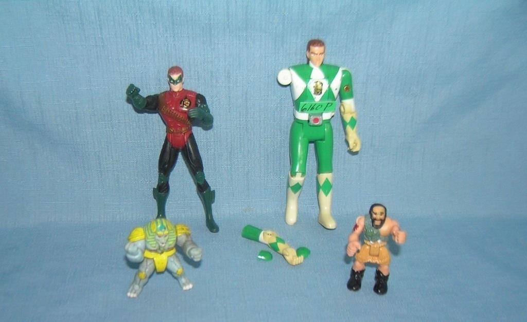 Group of vintage action figures