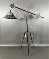 Industrial Balanced-Arm Tripod Lamp NEW
