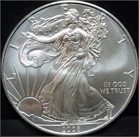 2008 1oz Silver Eagle Gem BU