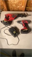 SKIL 18 Volt Cordless Drill and Reciprocating Saw
