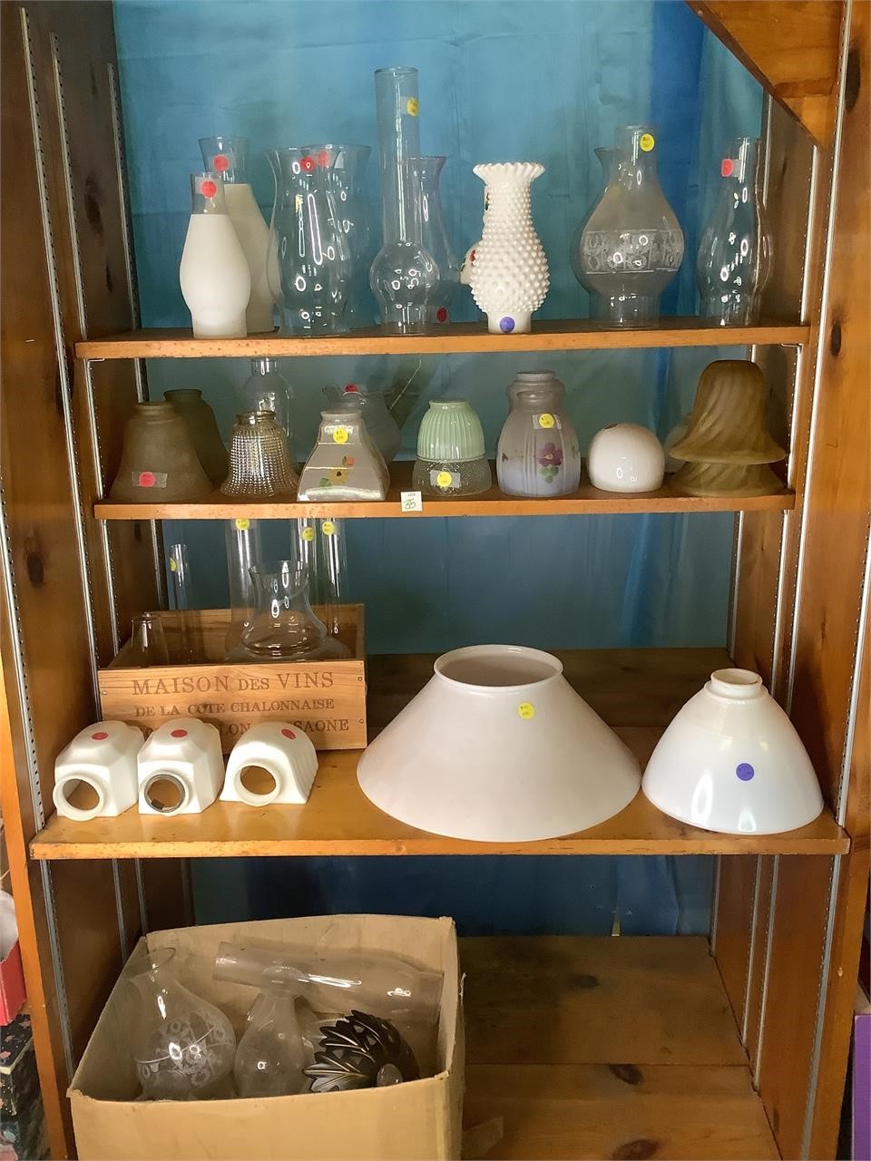 Assorted Vintage Lamp Shades