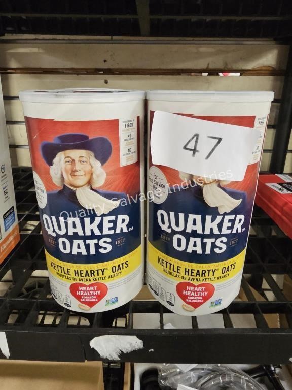4-47oz quaker oats 4/25