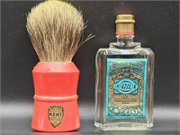 (2) Vintage: 1- Shaving Brush & 1- Cologne