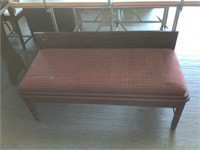 Wooden Upholstered Bench 47" Long