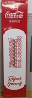 Large Metal Coca-Cola thermometer