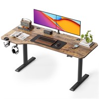 FEZIBO 63"x28" L Shaped Standing Desk, Electric S