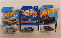 Three Sealed Hot Wheels Incl. Batmobile