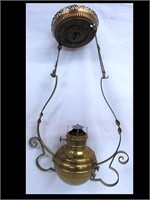 VICTORIAN HANGING LAMP FOR PARTS