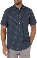 AMAZON ESSENTIAL MENS SHORT SLEEVE PRINTED SHIRT