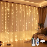 DazSpirit 3Mx3M 300 LED Fairy Curtain Light,
