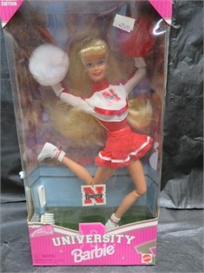 Nebraska Huskers University Barbie in Box