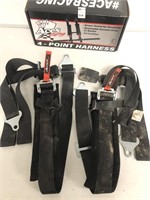 FINAL SALE ACES RACING 4-POINT HARNESS WITH STAIN