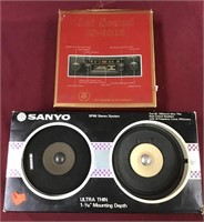 Jet Sound Car Radio/Cassette Stereo, Sanyo