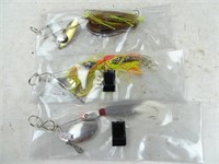 Lot of 3 Large Size Muskie Baits