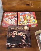 Games - Yahtzee, Twilight, Hedbanz