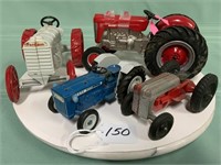 Damaged toys Ford 3000: M.F. (lights) etc.