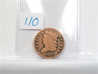 1825 P Classic Head Half Cent