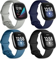 NEW 4 PK  Sport Bands Fitbit Versa 3