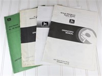 Assorted John Deere Operating Manuals