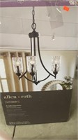 Allen & Roth Latchbury 3-light chandelier aged