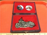 Motorcycle Collector Knife In Box