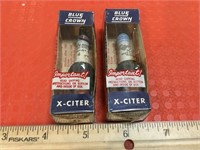 Blue Crown X-citer Spark Plugs NIP 2
