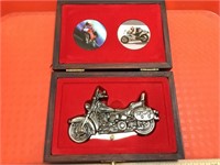 Motorcycle Collector Knife In Box