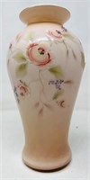 Sunset Overlay Fenton HP Vase