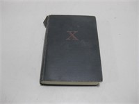 Vtg Signed First Edition The Tragedy Of X Book
