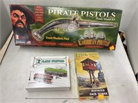 Train Tower & Street Cars & Pirates Pistol Model