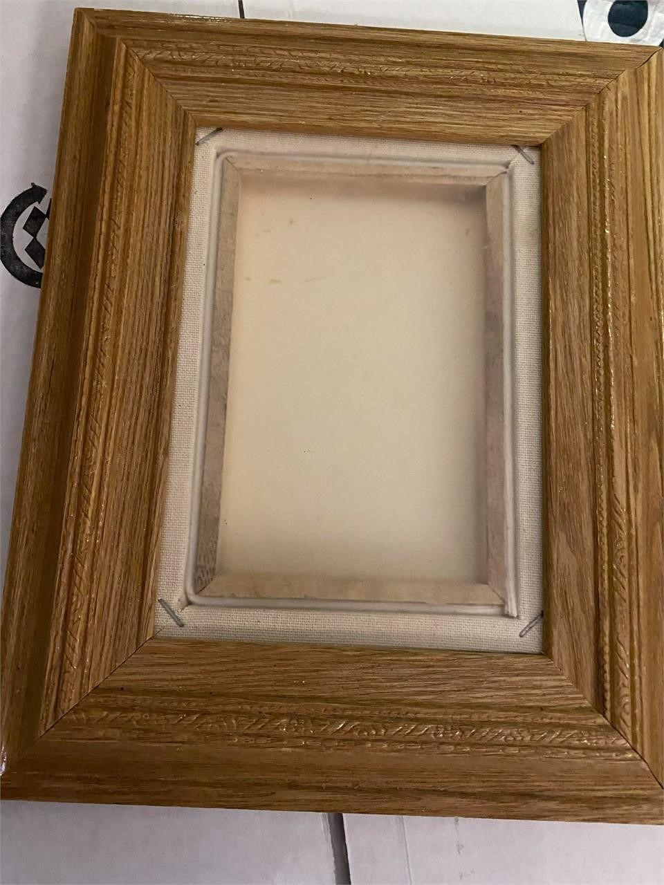 Old Wooden Picture Framed K