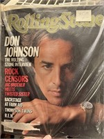 ROLLING STONES MAGAZINE NOV 1985 / DON JOHNSON