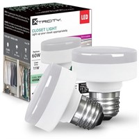 LED Closet Puck Light Bulb, Dimmable, 11W (60W
