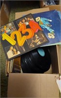 VINTAGE RECORDS- CONTENTS OF BOX