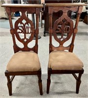 Pair of Antique Prayer Chairs