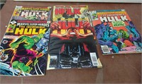 (5) Hulk Comic Books