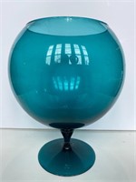 Vintage Large Glass Fish Bowl Compote