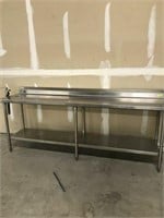 SELECT STAINLESS PREP TABLE WITH CAN OPENER