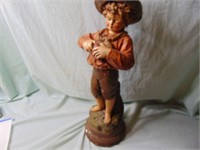 Large Figurine - small amount of chipped paint on
