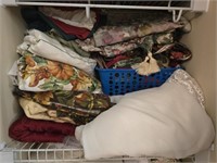 Estate lot of table cloths and more