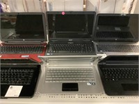 Assorted laptops
