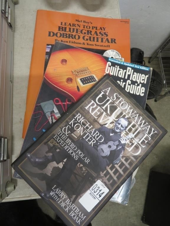 guitar repair guide,bluegrass & ukulele books