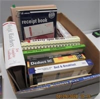 18 PC PLUS BOX OF BOOKS INC. COOKBOOKS-BUSINESS
