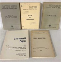 MILITARY BOOK LOT