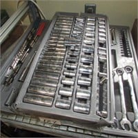 3 TRAYS OF MAXIMUM WRENCHES & SOCKETS